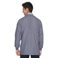 thumbnail image 4 of Landau Essentials Vestes de Sarrau à 5 Poches pour Hommes - Coupe Classique Décontractée, Col Ras du Cou, devant à Boutons-Pression, Sarraus d'Échauffement 7551, 4 of 5