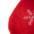 thumbnail image 4 of Northlight 20" Red Velveteen Sequined Christmas Tree Stocking with Green Cuff, 4 of 5