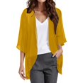 thumbnail image 1 of 2025 Femmes Solide Élégant Bouffant Femmes Automne Cardigans Chandails Manche Mousseline Cardigan Ample Cardigans d'Automne Couvre-Chef Chemisier Décontracté Cardigans de Soirée pour Femmes, 1 of 4