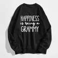 thumbnail image 4 of WEAIXIMIUNG Sweat-Shirt Surdimensionné pour Femmes Mode Décontractée Couleur Unie Manches Longues Imprimé Lettre Col Rond Hoodie, 4 of 4