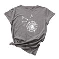 thumbnail image 1 of Ketyyh-chn99 Hauts Femme Camisole pour Femme T-Shirts pour Femmes Manches Longues Col Rond Chandails T-Shirt Basique Hauts Blouse Gris,G, 1 of 3