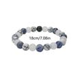 thumbnail image 3 of Calming Bracelets For Adults Natural Stone Howlite Aquamarine Jewelry For Mental Health And Anxiety, 3 of 6