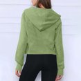 thumbnail image 5 of Half Zip Sweatshirt Women Plus Size Fleece Cropped Hoodies Pullover Fall Winter Warm Tops, 5 of 5