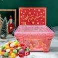 thumbnail image 4 of Yhmxh Closet Organizers and Storage Candy Color Mini Storage Box Transparent Storage Box 0.14 Liters Small Glove Box Cute Lock Jewelry Box Mini Storage, 4 of 5