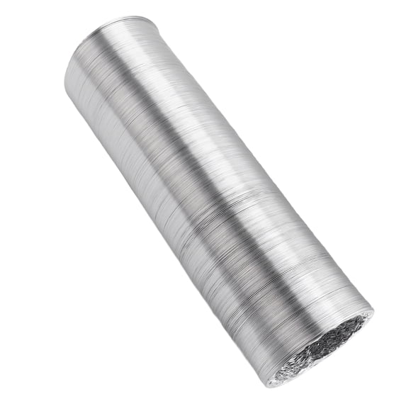 Boyau de Conduite Flexible, Boyau de Ventilation en Papier D\'aluminium PVC Robuste à 4 Couches pour Sécheuse CVC et Salle de Culture, Boyau d'Évacuation de Sécheuse avec 2 Pinces en Acier Inoxydable