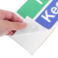 thumbnail image 4 of 5pcs Fire Exit Keep Clear Safety Compliance Label Adhesive Fire Exit Door Signs Durable Do Not Block Door Signs For Office Mall School Emergency Exit Indicators, 4 of 5