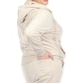 thumbnail image 4 of White Mark Ensemble de Survêtement en Velours pour Femmes, 2 Pcs, 4 of 6