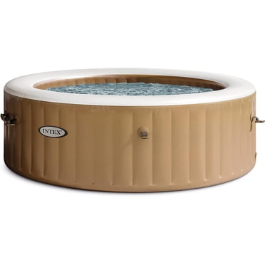 Intex 6-Person Sahara Tan Round Bubble Spa Set