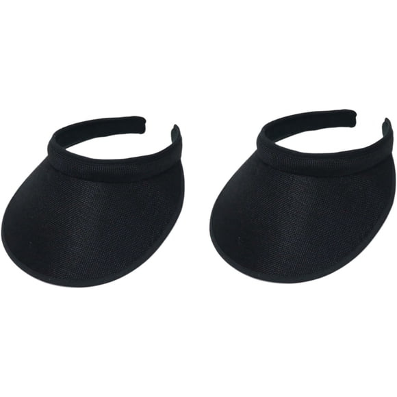 Cloth Covered Slip-On Visor for Women, Adjustable Cap Sports Sun Visors for Men