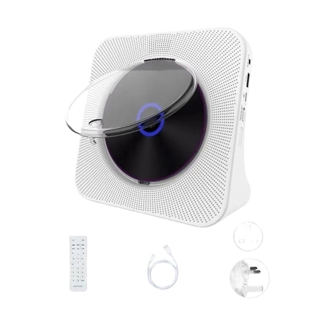 Portable CDs Player with 4000mAh Recheageable Kpop Music Player with HiFi Speaker Remote