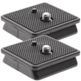 thumbnail image 1 of Miangastore 2pcs Tripod Mount Tripod Quick Release Plate 1/4 Inch Screw Tripod Camera Mount, 1 of 8