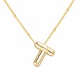 thumbnail image 1 of LYMAYTER Collier Pendentif Initial pour Femmes - Lettre Ballon, Ajustable-Cyclable, 1 of 7