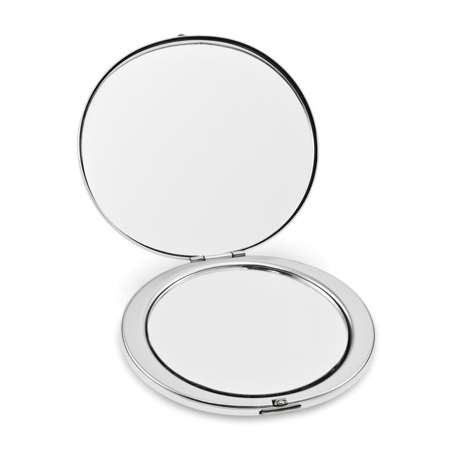 Miroir Compact Ton Argent Soins Personnels