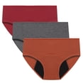 thumbnail image 1 of Culottes Menstruelles pour Femmes Flux Abondant, Culottes Réutilisables Anti-Fuites Post-Partum pour Incontinence Menstruelle 3 Pcs, 1 of 8