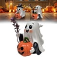 thumbnail image 1 of HUASHENG Décoration de Citrouille d'Halloween en Résine Statues de Décoration de Cour, 1 of 5