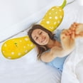 thumbnail image 2 of Pillow for Neck Pain Relief Body Pillow, Memory Foam Body Pillows for Adults Sleeping, Long Pillow for Bed, Big Large Firm Full Body Pillow for Side Sleeper with Velvet Cover,37 Inches, 2 of 7