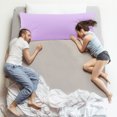 thumbnail image 3 of PiccoCasa Body Pillowcase Soft 1800 Series Microfiber Long Pillow Cover, Standard Violet, 3 of 8