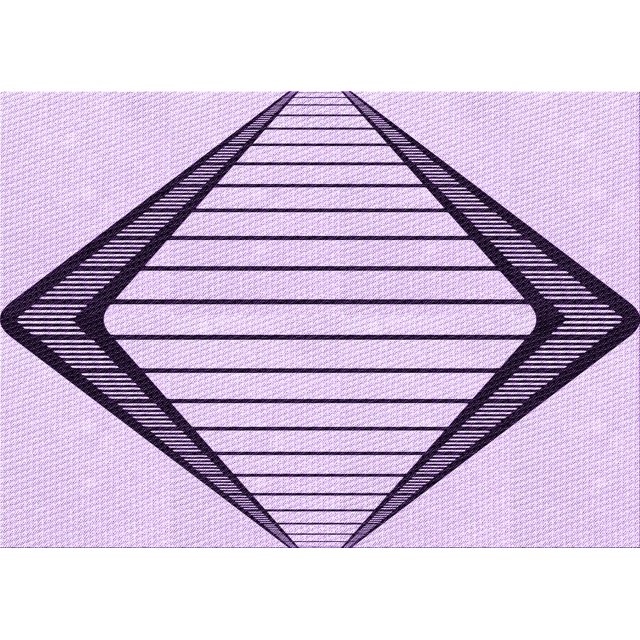 Ahgly Company Tapis d'Intérieur Rectangulaire Transitionnel Lavable à la Machine, Motif Fleur Violet Violet, 3 Pieds x 5 Pieds