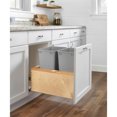thumbnail image 2 of Rev-A-Shelf 4VL-2132DM-2 Bois Sortir Poubelle Conteneur W / Soft-Close, 2 of 7