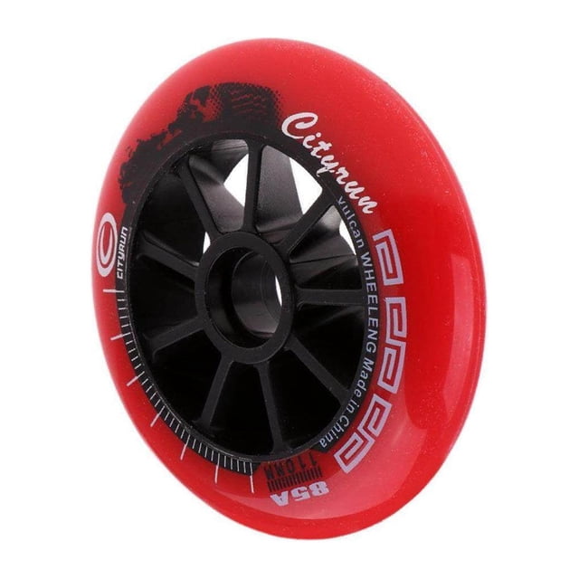 Roues de Patinage de Vitesse Extérieur Intérieur Roues de Patins Roues de Patins Roues de Patin en Ligne Outil 110mm Rouge
