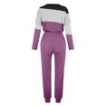 thumbnail image 5 of Kcodviy Ensemble Robe et Manteau à Manches Longues pour Femmes, Patchwork à Blocs, Col Ras du Cou, T, Tailleurs Pantalons de Cocktail, Chemise, Haut, Blouse et Tailleurs Pantalons pour Femmes, Pantalons Longs, Leggings, Ensemble Décontracté, 5 of 5
