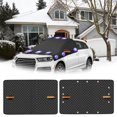 thumbnail image 1 of Cagogo under $5 2Pcs Windshield Snow Cover, Windshield Snow Cover Magnetic Edges, Winter Frost Ice Protection Sun Shade, Magnetic Windshield Cover Car Snow Protector, 1 of 9