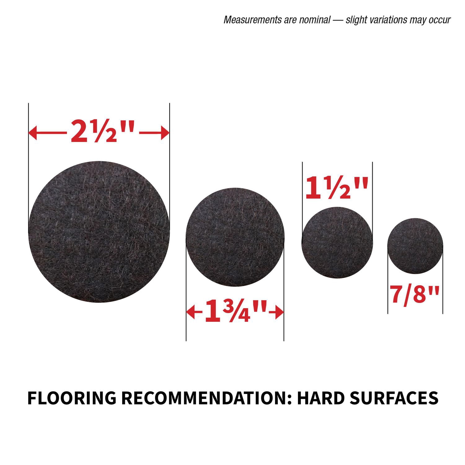 Super Sliders avec Gorilla Glue feutre pack valeur Brun 136pc
