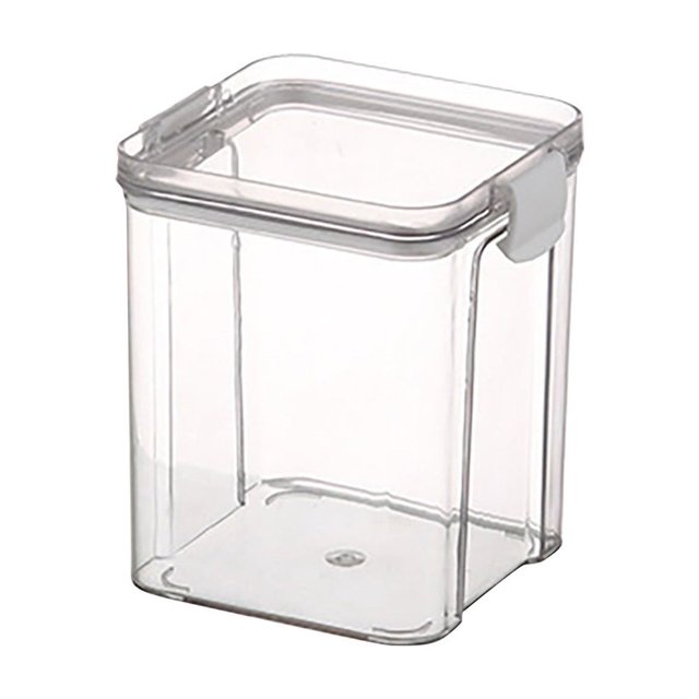 EIGTHTAIL Food Storage Containers Clearance! Plastic Food Storage Containers with Lids Small Airtight Containers Square School Lunch Containers for Children Leftover Food Containers Clear