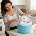 thumbnail image 4 of Dvkptbk ice machine Upgraded Small Home Mini Ice Cream Maker with Lid Mini Ice Cream Maker 1QT 15-Min Fast Yogurt Sorbet Maker Homemade, 4 of 9
