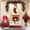 Multicolor #3, variant on Christmas Door Cover with Stereoscopic Embroidery Style | Festive Door Curtain for Holiday Decoration | Polyester Fabric for Front Door, Indoor Door, Wall, or Table | Christmas Party Decor