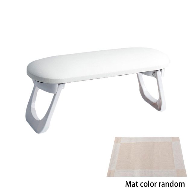 Foldable Nail Arm Rest PU Leather Nail Hand Rest For Nails Tech with Table B7B1