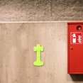 thumbnail image 1 of LOLIPPYY Support d'Extincteur en Plastique Vert pour Lumière de Sécurité Incendie Lot de 1, 1 of 8