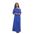thumbnail image 4 of U.Vomade Robe d'Été pour Femme Grande Taille, Couleur Unie, Manches Courtes, Col Rond, Robe Décontractée, 4 of 7