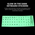 thumbnail image 3 of Miangastore 1 Feuille Autocollant de Clavier Phosphorescent pour Remplacement de Clavier Espagnol, 3 of 8