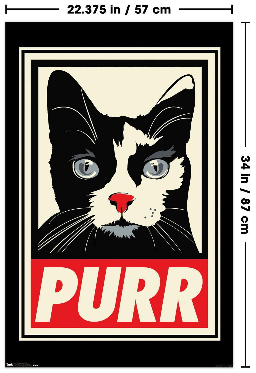 Rachel Caldwell - Purr Wall Poster, 22.375" x 34"