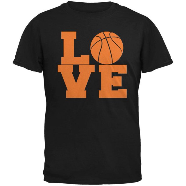 Basketball T-Shirt pour Adulte Noir Love