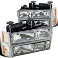 thumbnail image 1 of Headlights Set for 1994-1998 GMC Sierra - Chrome, 1 of 1