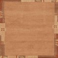 thumbnail image 1 of Ahgly Company Indoor Square Abstract Orange Abstract Area Rugs, 6' Square, 1 of 6