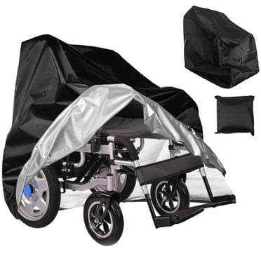 Housse de Rangement pour Trottinette de Mobilité, Housse Imperméable pour Trottinette de Fauteuil Roulant pour le Voyage, Housse Légère pour Trottinette de Mobilité contre la Poussière, la Saleté, la Neige, la Pluie et les Rayons du Soleil, 40x30x40 Pouces