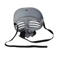 thumbnail image 3 of Matte Black Steampunk Submarine Gas Costume Mask Halloween, 3 of 3