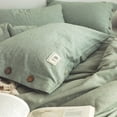 thumbnail image 4 of Birdeem Long Pillow Case, Linen Pillow Case, Cotton Linen Style Pillow Cases Cotton Pillow Protectors Long Staple Cotton Woven Pillow Cases, Cotton Pillow Cases, Cotton Pillow Cases, 4 of 6