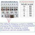 thumbnail image 1 of Baohd 4 Channels Type-C 3.7V Battery Charging Module Replacement Reverse Protection Batteries Charger Circuit Board Upgrade Without Terminal, 1 of 6
