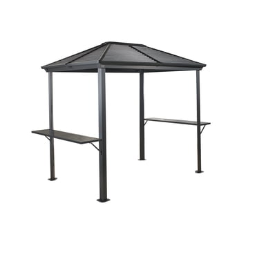 Sojag Ventura 5 x 8 x 8 ft Dark Grey BBQ Gazebo