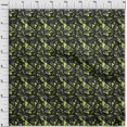 thumbnail image 4 of oneOone Cotton Silk Black Fabric Abstracts Sewing Material Print Fabric By The Yard 42 Inch Wide, 4 of 5