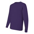 thumbnail image 2 of Jerzees Mens DRI-POWER Active Long Sleeve Crew T-Shirt, 3X, Deep Purple, 2 of 2