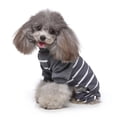thumbnail image 1 of LSLJS Pet Pajamas, Home Clothes, Cotton Contrast Pajamas, Knitted Pet Clothes, Pet Costume, 1 of 8
