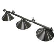 thumbnail image 1 of Hathaway Soft Brushed Stainless Steel 3-Shade Billiard Light, 1 of 4