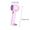 thumbnail image 3 of Boovnll Portable Fan, Adjustable High Speed USB Rechargeable Digital Display Fans Lightweight Compact Handheld Fan for Outdoor, Travel, Camping, Vacation, Summer Gift, Mini Fan - Fan, 3 of 9