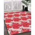 thumbnail image 3 of Ahgly Tapis Rectangulaire Lavable en Machine Intérieur Transitionnel Rose Pastel, 7 Pieds x 9 Pieds, 3 of 7