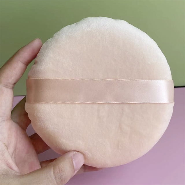 Beauty Tools Pure Cotton Powder Puff 5 Inch (13Cm) Body Powder Puff Applicator For Loose Powder Body Powder Cosmetic Foundation Sponges White,Light Purple Dark Purple Skin Color, Beauty Tools for Wome